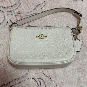 Coach Nolita 15 leather signature in Chalk